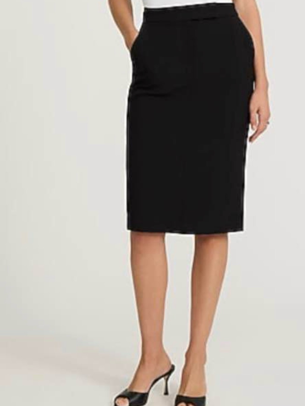 Express Editor High Waisted Midi Pencil Skirt